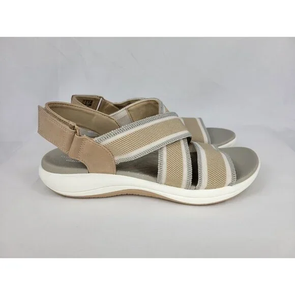 Clarks Shoes Clarks Cloudsteppers Mira Lily Strappy Sandals Shoes Womens Size 95 Wide 2768 Poshmark
